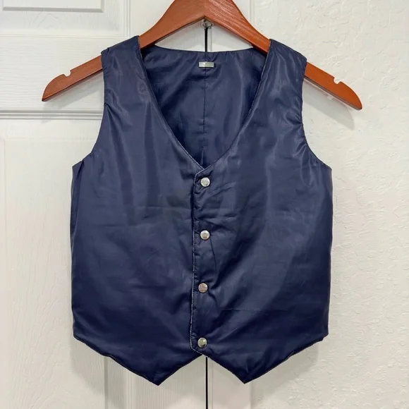 Herno Boys Reversible Puffer Vest Size 8A - Picture 4 of 13